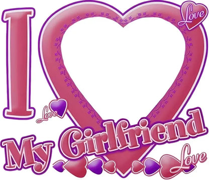 Couple Keychain Set – Custom “I Love My Boyfriend/Girlfriend” Keychains, Valentine’s Gift for Him & Her