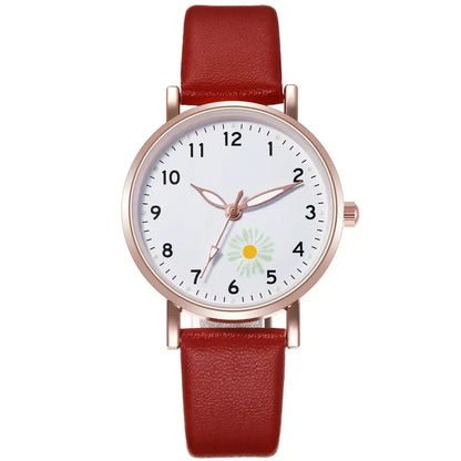 Luxury Luminous Retro Women’s Quartz Watch – Leather Strap Ladies Wristwatch