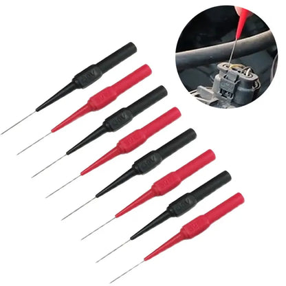 30V Car Diagnostic Tip Probes – Auto Multimeter Test Leads, Extension Back Piercing Needle Tips for Mechanical Tools
