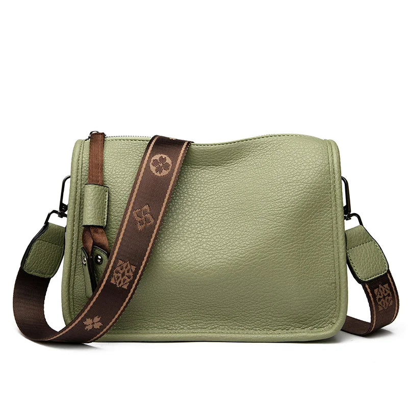 2024 High-Quality Genuine Leather Women’s Tote Bag - Luxury Soft Cowhide Shoulder and Crossbody Messenger Bag