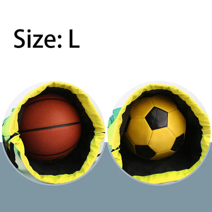 Bundle Pocket Waterproof Nylon Backpack — Portable Sports Bag for Outdoor, Camping, Swimming, Fitness, and School Use