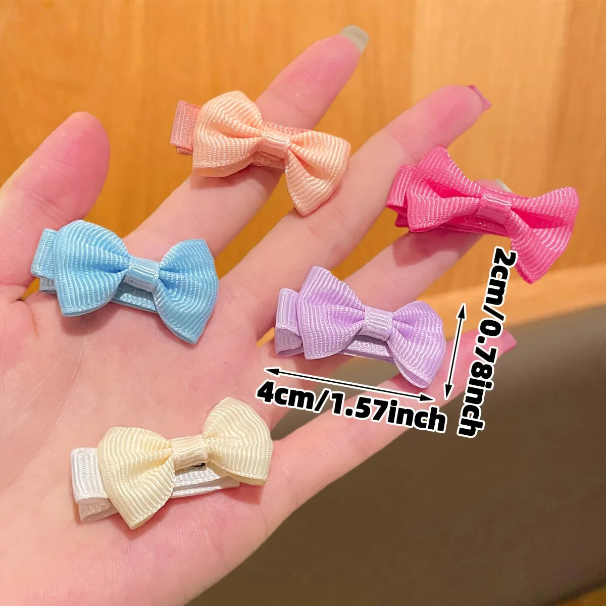 30PCS Women’s Bow Hairpin Clips – Colorful Cute Duckbill Hair Accessories for Daily Use & Gifts