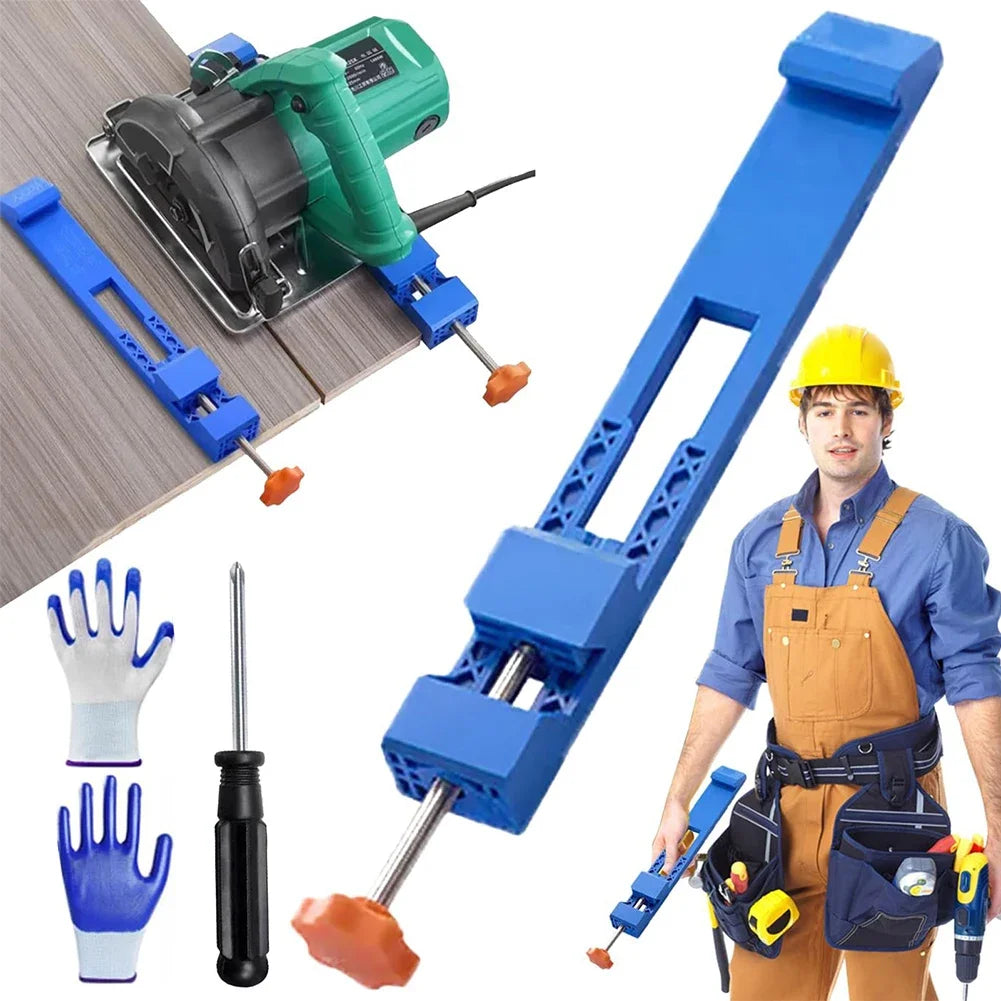 Quick Fix Jig for Electric Circular Saw – Precise Wood Cutting Clamp, Easy Installation for Precision Milling Tasks