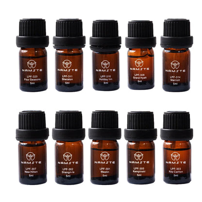 100% Pure Essential Oils Set - 10x5ml Fragrance Oils for Diffusers, Humidifiers, Candles & Hotel Scents