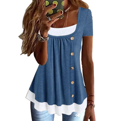 Summer Vintage Streetwear T-Shirt – Elegant Y2K Harajuku Top for Women Casual Fashion