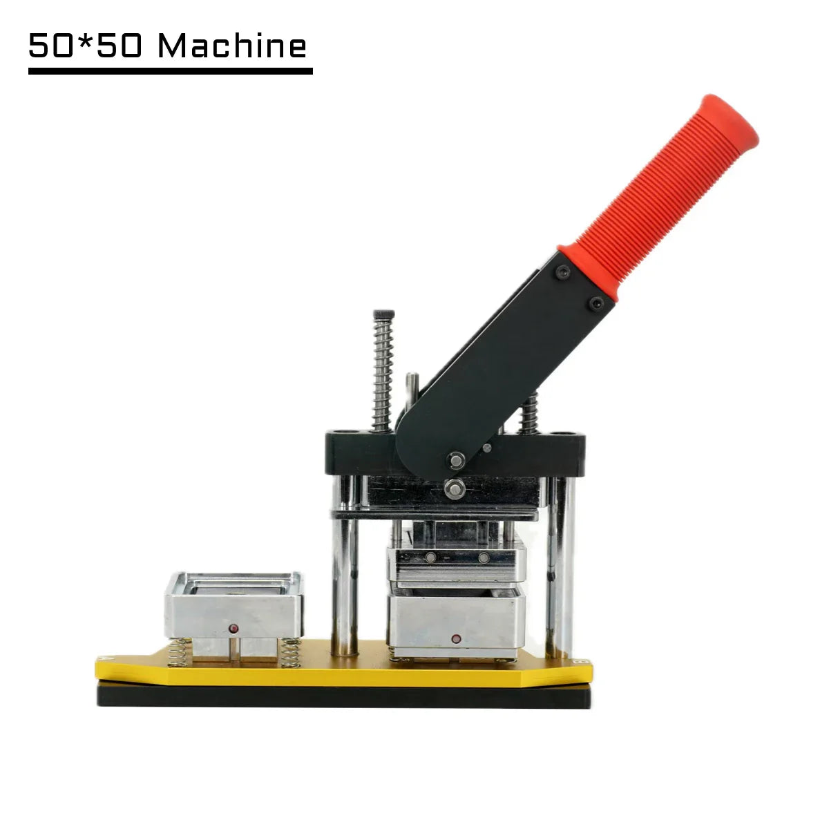 2025 Best Fridge Magnet Button Maker Machine, 50x50mm Square with Cutter & 100pcs Materials Set