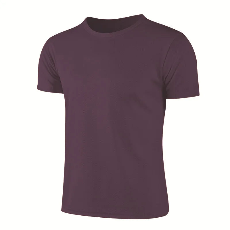Men's & Women's Quick-Dry Sports T-Shirt - Breathable Short Sleeve Gym, Running & Fitness Training Shirt