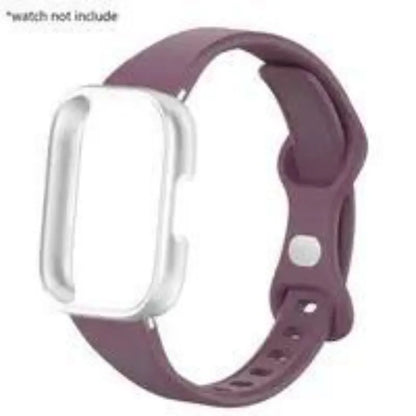 Slim Silicone Strap & Case - Soft Matte Protective Cover Bracelet for Redmi Watch 6/5/4 Active & 5 Lite