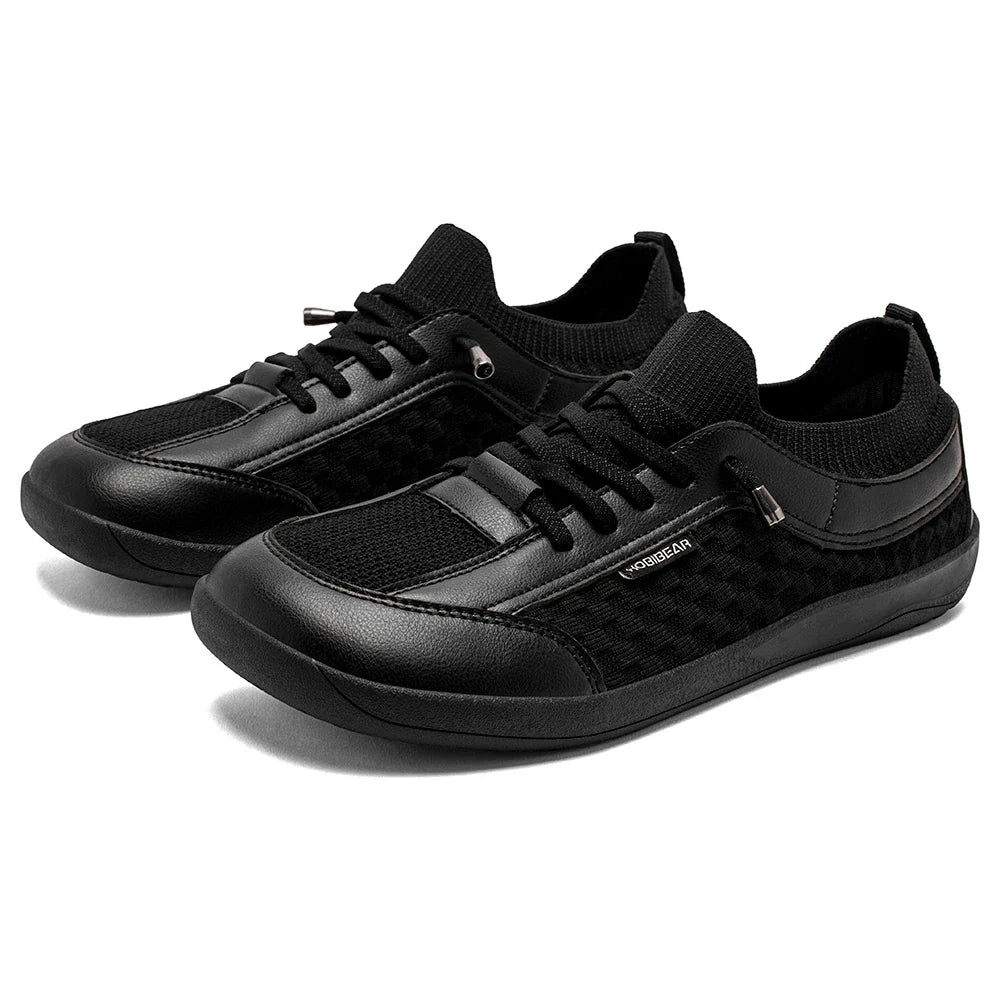 HOBIBEAR Barefoot Shoes — Men & Women Slip-On Wide Toe Walking Sneakers, Lightweight Breathable Minimalist Zero Drop Shoes