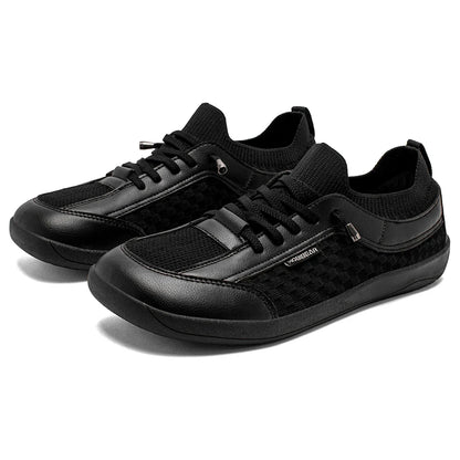 HOBIBEAR Barefoot Shoes — Men & Women Slip-On Wide Toe Walking Sneakers, Lightweight Breathable Minimalist Zero Drop Shoes