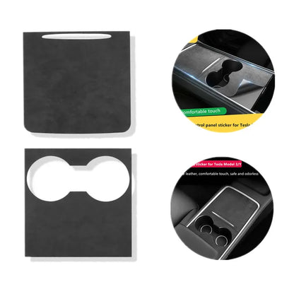 Car Protective Film Sticker for Tesla Model 3/Y – Anti-Scratch Central Control Panel Sticker Interior Auto Styling Decor