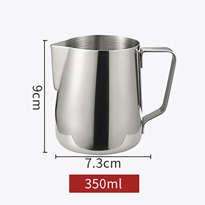 Stainless Steel Milk Frothing Pitcher Jug – 100ML–2000ML Espresso Barista Latte & Cappuccino Cream Foam Maker Cup