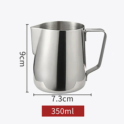 Stainless Steel Milk Frothing Pitcher Jug – 100ML–2000ML Espresso Barista Latte & Cappuccino Cream Foam Maker Cup