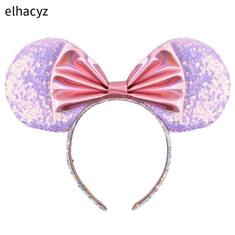 Big Classic Polka Dot Bow Minnie Mouse Ears Headband – Festival & Party Hairband for Women & Girls, Disney Trip Accessories
