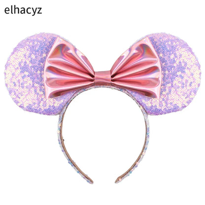 Big Classic Polka Dot Bow Minnie Mouse Ears Headband – Festival & Party Hairband for Women & Girls, Disney Trip Accessories