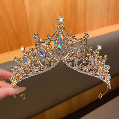 Fashionable Crown Headband - Sweet Hair Accessory for Performances & Birthdays