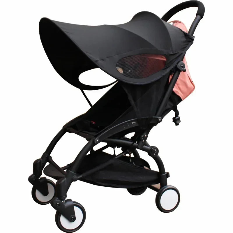 Universal Baby Stroller Sun Shade Canopy Cover – Windproof UV Protection Awning Visor Accessory