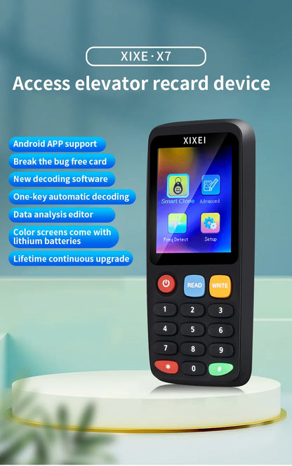New RFID Smart Card Reader X7 – 125kHz Badge Copier & 13.56MHz NFC Decoder, Duplicator for IC/ID Chip, Ntag213/215 Key Writer