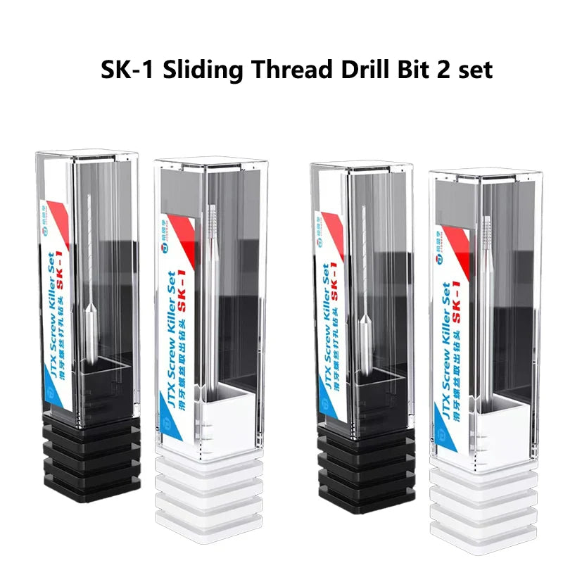 JTX SK-1 Alloy Bit Slider Screw Extractor – Professional Tool for iPhone Mobile Phone Stripped Screw Removal