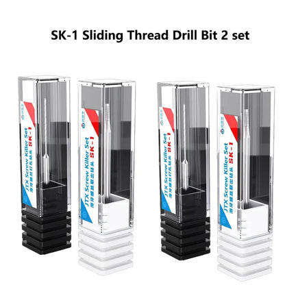 JTX SK-1 Alloy Bit Slider Screw Extractor – Professional Tool for iPhone Mobile Phone Stripped Screw Removal