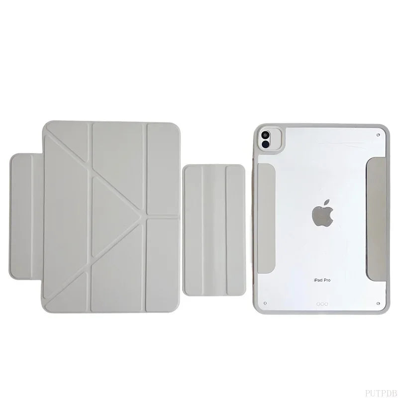 Magnetic Removable Case for iPad Air & Pro (11", 12.9", 9.7", 10.2") – Compatible with iPad 6th-10th Gen
