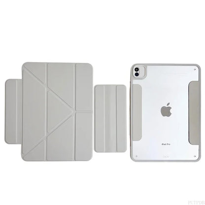 Magnetic Removable Case for iPad Air & Pro (11", 12.9", 9.7", 10.2") – Compatible with iPad 6th-10th Gen