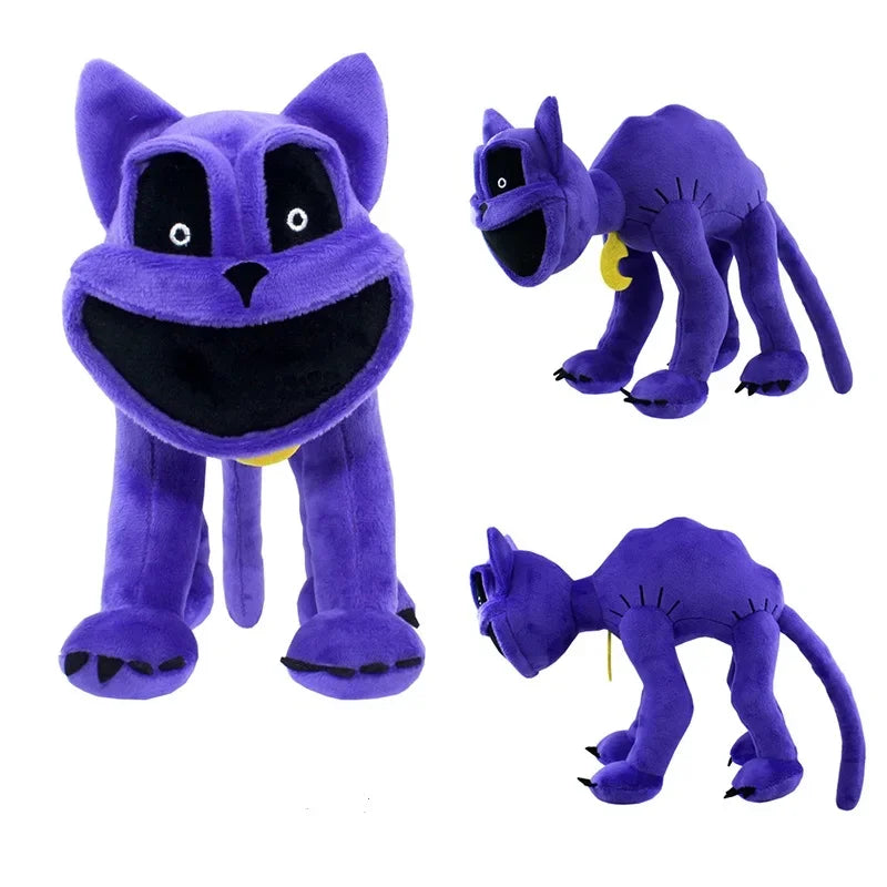 30cm Smiling Critters Plush Toy – Soft Cat Nap Stuffed Animal Doll, Birthday & Christmas Gift