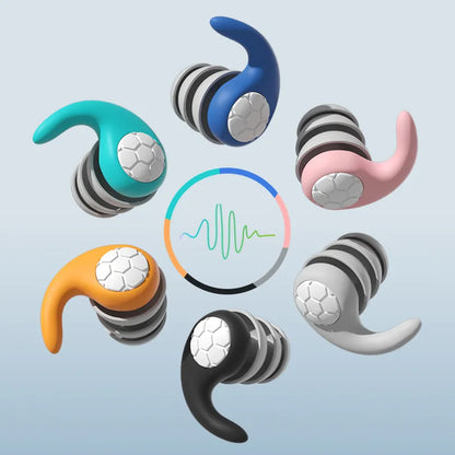 1 Pair Soft Sleeping Ear Plugs - Noise Reduction, Waterproof Earplugs for Comfortable Sleep, Ideal for Snoring and Sound Blocking