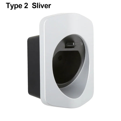 Peocke EV Charger Holder – Type 2/Type 1 Connector Socket Plug Wallbox Charging Cable Bracket for Extra Protection