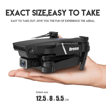 KBDFA 2023 E88 Pro WIFI FPV Drone – 4K/1080P HD Camera, Height Hold, Foldable Quadcopter Helicopter for Kids & Gifts        4o mini