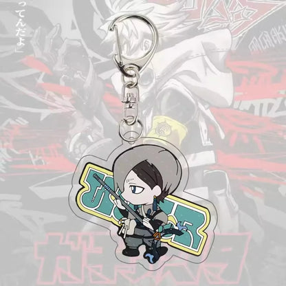 Gachiakuta Anime Acrylic Keychain – Zanka, Riyo, Jabber, Rudo & Enjin Cosplay Fan Gift Desk Decor Collectible