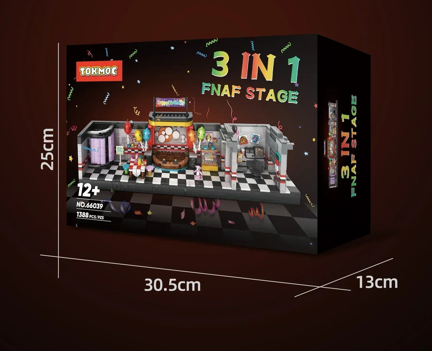 1388PCS Horror Game Building Block Set - City Dining Room & Bar Scene DIY Toy with Action Figures