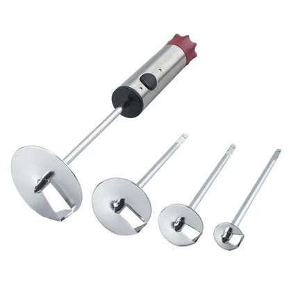 Ergonomic Anti-Slip Handle Drill Vegetable Fruit Corer - Denucleator for Hollowing Out Zucchini, Potatoes, Carrots, Pears