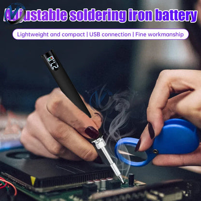 Mini Battery Welding Tool Kit – 510 Preheating Battery, Heat Tips & Portable Electric Soldering Iron Pen for Repair
