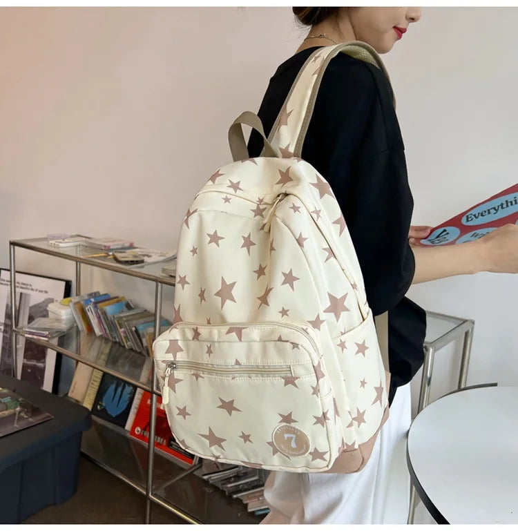 Star Laptop Backpack 17 Inch | Cute Travel & College Bag for Women, Men, Students, Back to School Bookbag