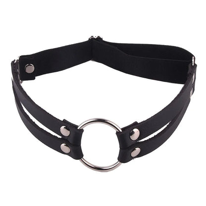 Sexy Elastic Heart Harness Garter Belt – Fashion Goth Bondage Leather Thigh Lingerie for Stockings