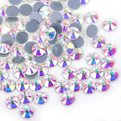 Premium Hot Fix Rhinestones – High Quality Glass Crystal Flatback Iron-On Glitter Rhinestones for Clothing & Crafts