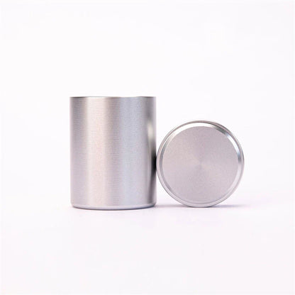 New Airtight Smell-Proof Stainless Steel Container — Mini Tea & Herb Stash Jar for Tea, Coffee Storage