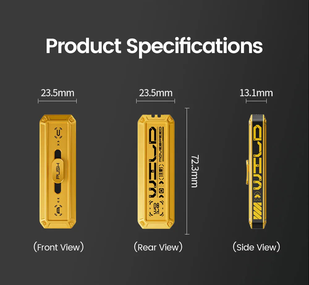 MOVESPEED USB 3.2 Gen 2 Type-C Flash Drive – 1TB/512GB/256GB/128GB High-Speed SSD Pen Drive for PC, Smartphone & Tablet
