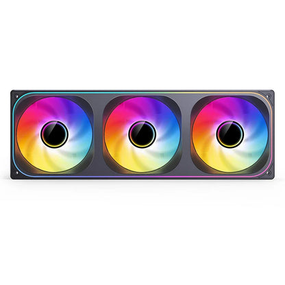 JONSBO ZB-120/240/360 ARGB Computer Case Fan — 12cm 5V 120mm PWM Water-Cooled Fan Kit with Forward/Reverse Rotation