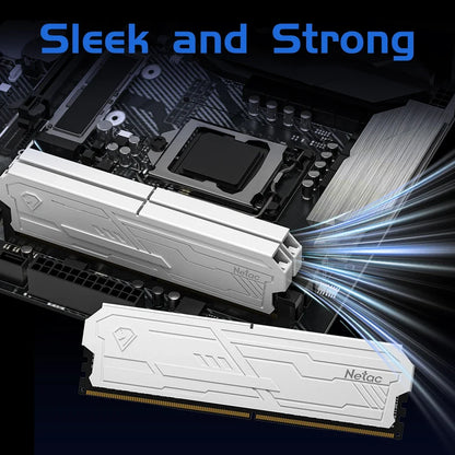 Netac DDR4 Desktop RAM - 3200/3600MHz UDIMM Memory with Aluminum Heatsink & XMP 2.0