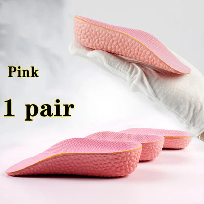 Height Increase Insoles for Men & Women – Arch Support Orthopedic Shoe Pads with Memory Foam & Heel Lift for Flat Feet