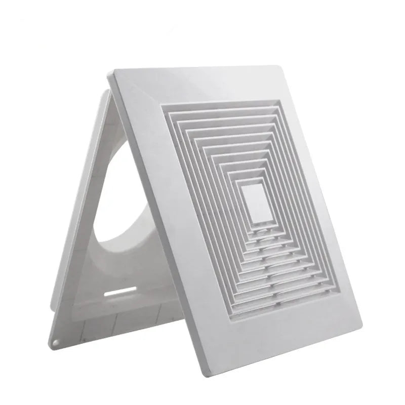 ABS Square Air Conditioner Diffuser - Ceiling Vent Outlet for Duct Exhaust and Ventilation Hood