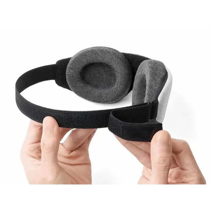 Black 3D Sleep Mask – Memory Foam Eye Shade, Breathable Patch & Relaxing Sleep Aid for Women & Men