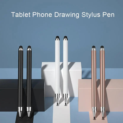 2-in-1 Universal Tablet Stylus Pen – High Sensitivity Double-Headed with Replaceable Nib for Smartphone & Drawing
