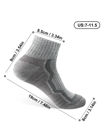 WRELS Merino Wool Thermal Socks – Winter Warm Compression Socks for Skiing, Hiking, Snowboarding & Climbing, Thick Merino Wool Sports Socks