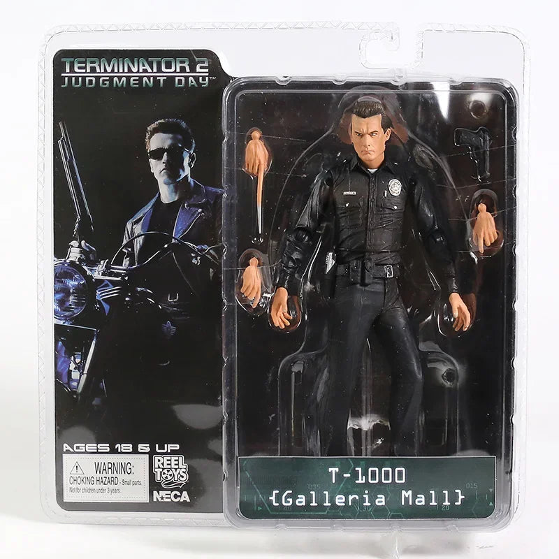 NECA Terminator 2 T-800 Arnold Schwarzenegger PVC Action Figure - 7" 18cm Collectible Model Toy