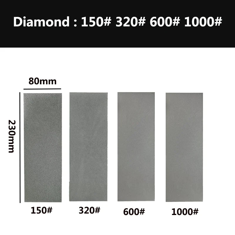 1000 Grit Diamond Plate Sharpening Stone – Large Whetstone for Professional Knife & Blade Sharpening, Apex Edge Tool