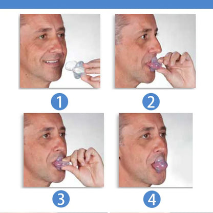 Medical Silicone Anti-Snore Tongue Retainer – Apnea Aid Mouthpiece for Snoring Relief