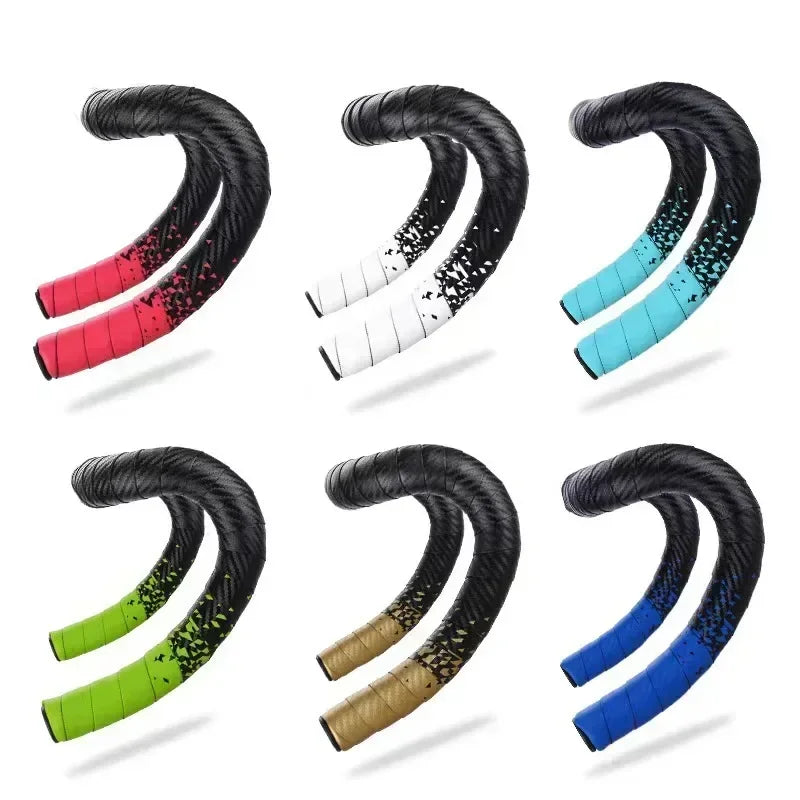 Bicycle Handlebar Tape – Anti-Vibration PU EVA Non-Slip Road Bike Wrap for Racing & Cycling